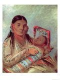 Sioux Mother and Baby  c1830