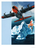 Lockheed Hercules Patrolling Icebergs For the Coast Guard
