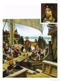 The 12-Year-Old Prince James Crossing to the English Vessel and Captivity