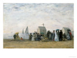 The Beach at Trouville  1867