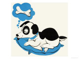 Dog Dreaming of a Bone