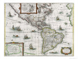 Map of the Americas  1631