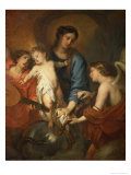 Madonna and Child with Angels