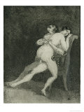 Erotic Couple on a Chair  c1880