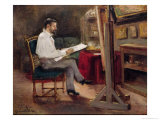 The Artist Morot in His Studio  c1874