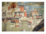 Queen of Sheba Adoring the Bridge Made of the Wood of the True Cross  Jerusalem  c1464