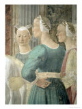 Legend of the True Cross  Queen of Sheba Worshipping the Wood of the Cross  Completed 1464