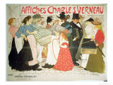 The Street  Poster For the Printer Charles Verneau  1896