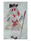 Costume Design For Prince Charming at Court  from Sleeping Beauty  1921