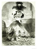 Under the Mistletoe  For the Illustrated London News  1865