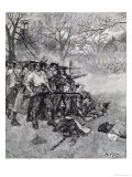 Lexington Green  Harper's Magazine  c1883
