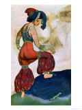Costume Design For the Red Sultan  from Sheherazad