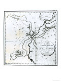 Map of the Island of Atlantis  Bory of St-Vincent and Engraved by E Collin