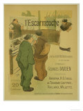 Reproduction of a Poster Advertising 'L'Escarmouche'  a Weekly Illustrated Journal  1893
