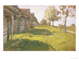 Sunlit Day a Small Village  1898