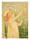 Reproduction of a Poster Advertising 'Robette Absinthe'  1896