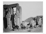 The Ramesseum  Thebes  Egypt  1858
