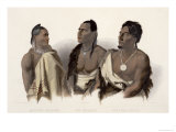 Missouri Indian  Oto Indian and Chief of the Puncas  Travels in the Interior of North America  1844
