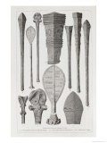 Polynesian Clubs and Insignia of Rank  The History of Mankind  Vol1  Prof Friedrich Ratzel  1896