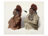 Massika and Wakusasse  Plate 3  Travels in the Interior of North America  c1844