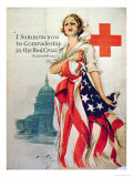 I Summon You to Comradeship in the Red Cross  1st World War Poster  1918