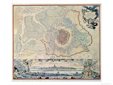 Plan of the City of Vienna  After an Engraving of 1720