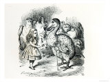 Alice Meets the Dodo  Illustration from Alice's Adventures in Wonderland  by Lewis Carroll  1865