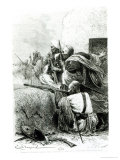 North-Western Afghan Mountain Troops Fighting Against the British  Engraved by H Koch