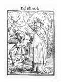 Death and the Old Woman  from The Dance of Death  c1538