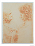 Two Heads in Profile  c1500