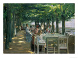 The Terrace at the Restaurant Jacob in Nienstedten on the Elbe  1902