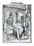 Death and the Lady  from The Dance of Death  c1538
