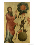 Dividing Light from Darkness from the High Altar of St Peter's in Hamburg  Grabow Altarpiece  1383