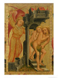 The Expulsion from the Garden of Paradise  Detail from the Grabow Altarpiece  1379-83
