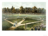 The American National Game of Baseball - Grand Match at Elysian Fields  Hoboken  Nj  1866