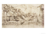 Perspective Study For the Background of the Adoration of the Magi