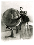 Geography Lesson at the Braille Institute  from 'L'Illustration'  18th September 1897