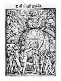 The Last Judgement  from The Dance of Death  Engraved by Hans Lutzelburger  c1538