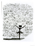 Concert of the Philharmonic Society  Caricature of Hector Berlioz