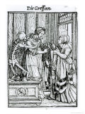 Death and the Mistress  from The Dance of Death  c1538