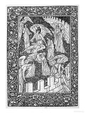 Angels Behind the Inner Sanctuary  from The Kelmscott Chaucer  Published by Kelmscott Press  1896