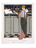 The Theorbo Player  Design For an Evening Coat by Paquin  1920S