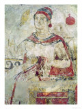 Woman at Her Toilet  Detail from a Funerary Scene  Samnite Period  5th-4th Century BC