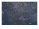 Waterlilies: Reflections of Trees  Detail from the Left Hand Side  1915-26