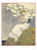 Un Peu  Design For a Country Dress by Paquin  c1913