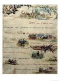 Christmas Letter Written with Pictograms