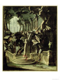 Samson Destroying the Temple of Dagan  God of the Philistines