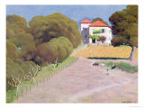 Landscape  the House with the Red Roof  1924