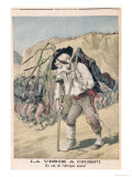 Crispi's Defeat'  Caricature from Le Petit Journal  1896