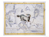 Constellation of Aries  Plate 4 from Atlas Coelestis  by John Flamsteed